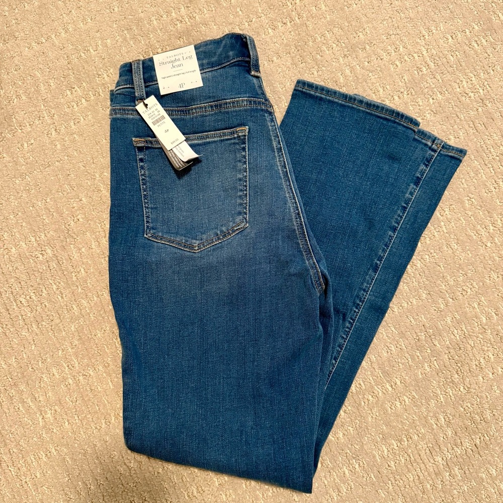 Talbots Straight-Leg Jeans NWT